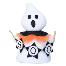 (White) Collectible White Spirits Doll Soft White Ghosts Stuffed Home Decorations Graveyard Scene Enhancer