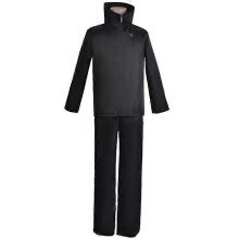 (M, Black) Jujutsu Kaisen Uniform With Zipped High Collar Jacket & Pants (S Style Toge Inumaki Costume Set Costume Party Costume