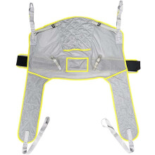 Patient Lift Sling Toileting Sling with Four‑Point Support, Full‑Body Breathable Mesh, 230 kg Capacity for Elderly
