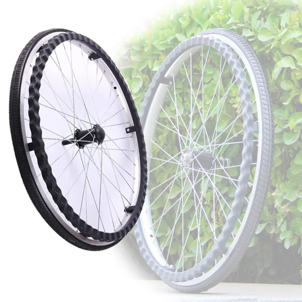 20in Solid Polyurethane Wheelchair Rear Wheel, WearResistant NonPneumatic Tire for Manual Wheelchairs