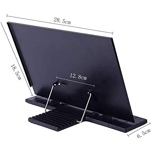 Adjustable Metal Sheet Music Stand Desktop Book Holder with Stable Support, Black 1