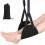 Airplane Footrest Hammock with Adjustable Strap Design, Ergonomic Leg Support for Long Flights 1
