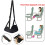 Airplane Footrest Hammock with Adjustable Strap Design, Ergonomic Leg Support for Long Flights 5