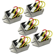 5 Pack Voltage Regulator LG691185 MIU12514 435195 Direct Fit Replacement Stable Charging Control for John Deere and Stens