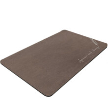 (Feather coffee) Modern Bath Mat Water-absorbent Nonslip Mat Bathroom Shower Rug Doormat Fast Quick Drying Floor Mats letter navy