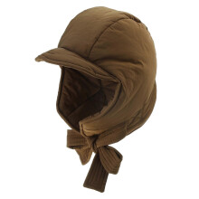 (Khaki) Men Trapper Hat Versatile Sports Cap Hooded Hat Winter Outdoor Costume Accessory Balaclava Sports Cap Trapper Hat White