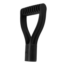 Ergonomic Shovel Replacement Handle with Non‑Slip D Grip, 32mm Plastic Spade Handle for Snow and Garden Tools