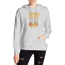 (M, Gray        E) Oasis Reunion Live 25 WomenS Hoodie  Retro duo guitar print
