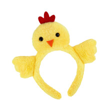 Colorful Chick Charm Hair Accessory Stretchy Headband-1