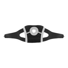 Easy Carry Knee Guard Strong Nylon Fabric Adjustable-black gray