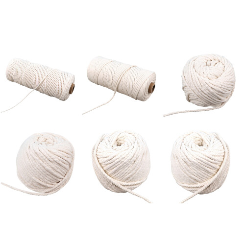 Elegant Cotton Strands For Crafting And Binding Tasks-6mmX50m 1