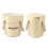 Champagne Collapsible Foot Bath Basin 32x37cm 14