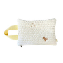 (little bear) Refillable Wipe Holder Reusable Travel Wet Wipe Container Baby Wipe Pouch Portable for Stroller Cotton Wipes Dispenser Star