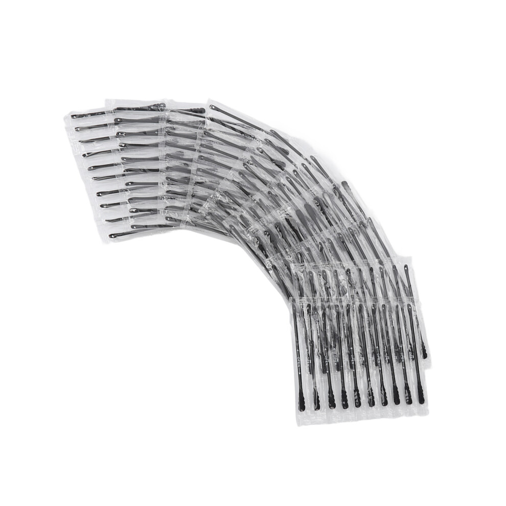Black 100Pcs Disposable Cotton Swabs Double Tipped