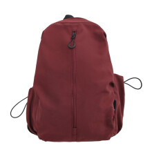 (Red) Versatile Backpack Nylon Rucksack Roomy and Practical School Bag Great for Travel Outdoor Activities and Work White