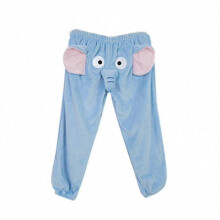 (L, Blue) Funny Elephant Pajama Pants for Women and Men, Cozy Plush Lounge Pants, Couples Gift for Boyfriend