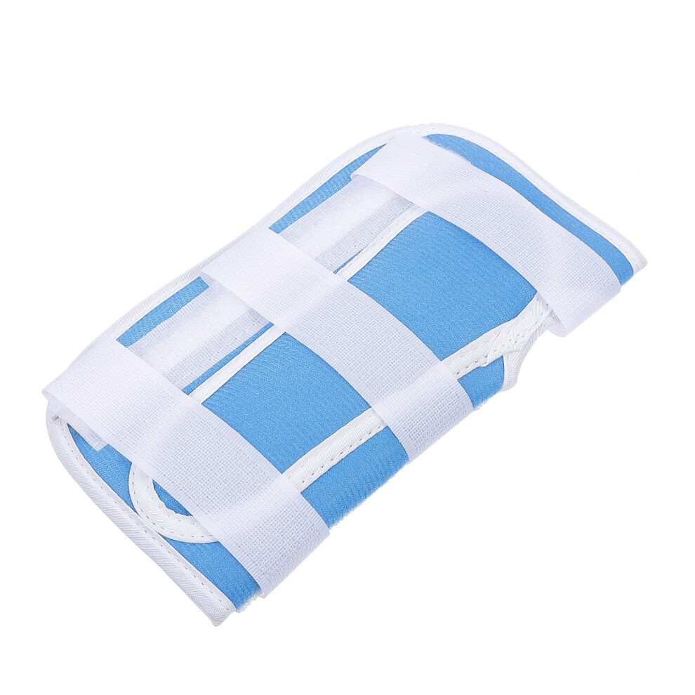 Blue Forearm Support Brace With Adjustable Straps, Breathable Comfort Arm Sling For Fracture Recovery