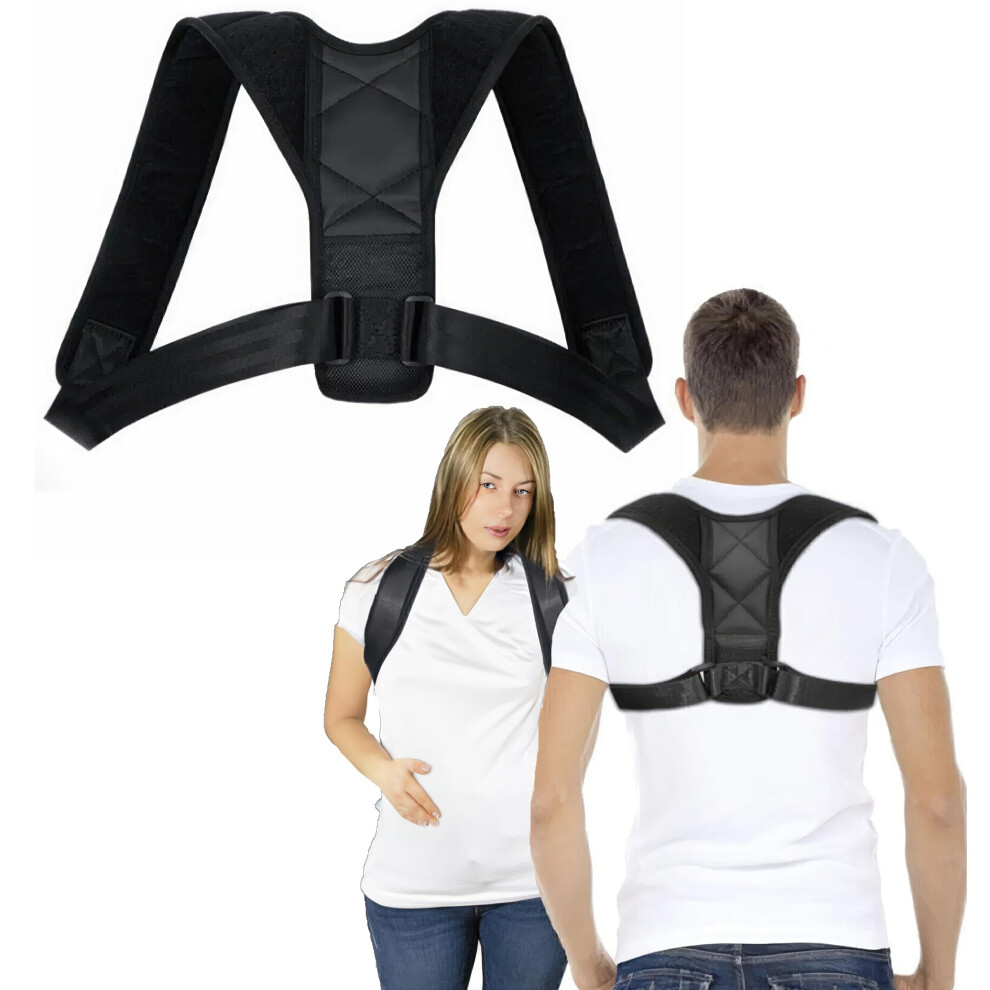 Adjustable Posture Corrector for Men and Women, Back Brace for Upper and Lower Back Pain Relief