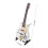 7in White Miniature Electric Guitar Replica 5