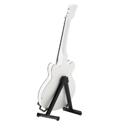 7in White Miniature Electric Guitar Replica 2