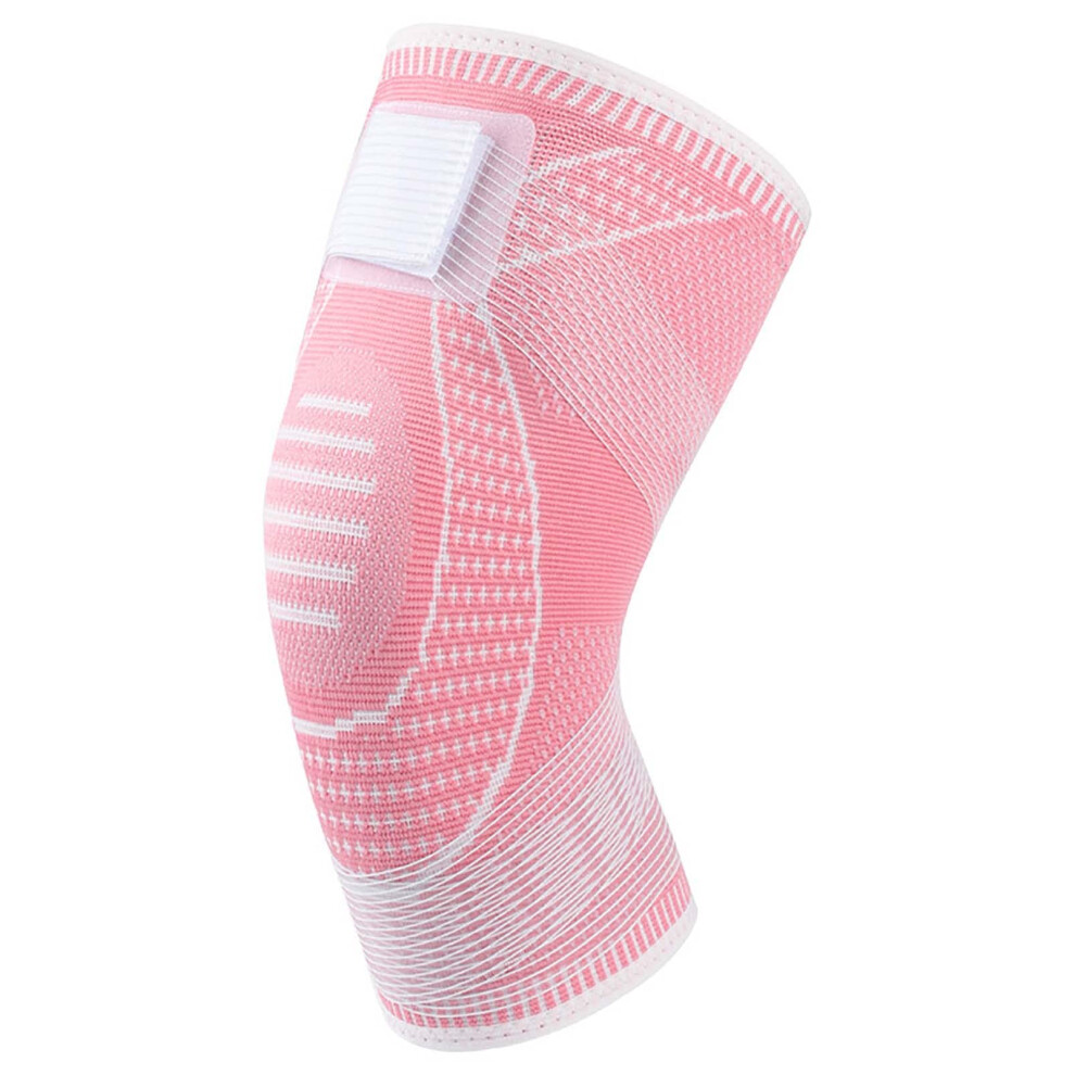 Pink Knee Brace Large, Targeted Compression Support For Running Sports, Breathable NonâSlip Sleeve