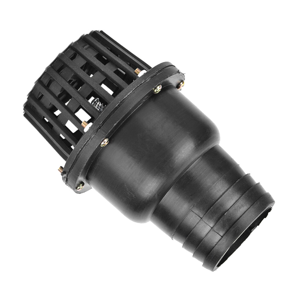 Water Pump Foot Valve Pvc 3In Flat Check Valve For Fluid Machinery Black 4601393676399