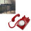 Retro Rotating Phone ABS Red Vintage Landline 4