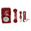 Retro Rotating Phone ABS Red Vintage Landline 5