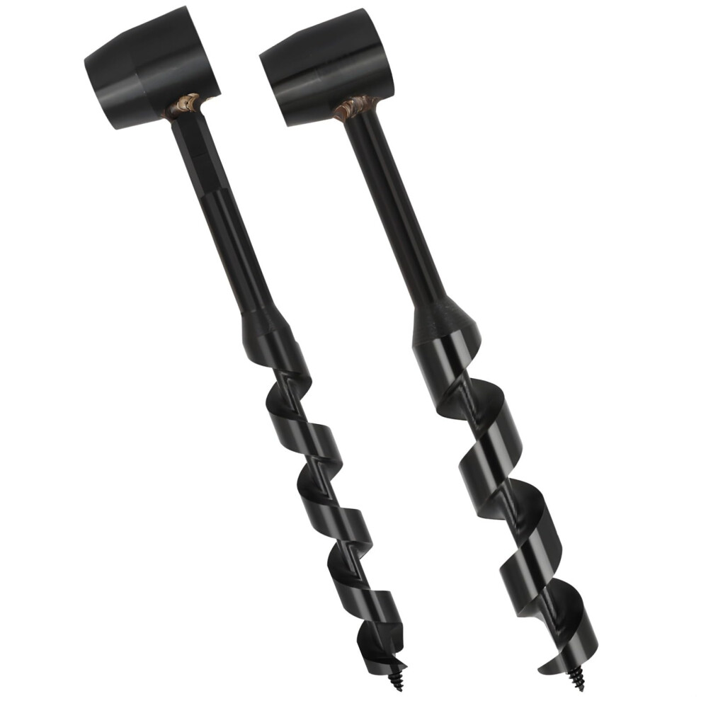 Hand Drill Auger Set 2 Pcs Carbon Steel Eye Augers For Woodworking Bushcraft Survival And Diy Projects 9330225362272