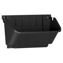 (Black) Plastic Flower Pot Practical Corrosions Resistant Vertical Stand Wall Mount Planter Pot Perfect For Home Office Decors Black