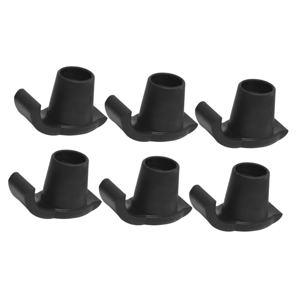 6pcs Walker Ski Glides for Standard Walkers, Nonstick Glide Tips with ShockAbsorbing Design