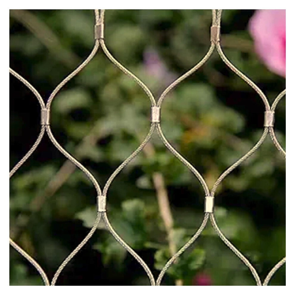 304 Stainless Steel Wire Rope Mesh For Balcony Safety Net, Fall Prevention And CorrosionâResistant Design 0.8X4m 9330225422877