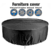(244*59cm) Custom Fit Waterproof Round Outdoor Table Cover - Durable 2025