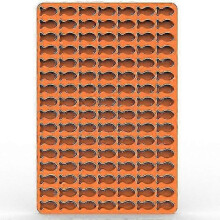 (Orange) 2024 Chocolate Candy Molds, Silicone Mold Food-grade Mini Jelly Mold, Used For Baking Biscuits 2025