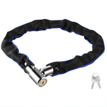 (85cm) AntiTheft Thick Bicycles Lock Portable Outdoor Cycling Chain Lock Road Bike Safety Chain Lock With 2 Key Easy to Use