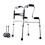 Foldable Lightweight Rollator Walker for Seniors, Adjustable Height Aluminum Frame, Ergonomic Grip 1