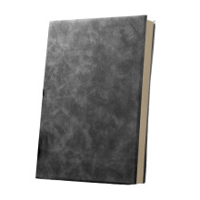(Grey) 384 Pages Business Notebook A 4 Notebook Leather Notebook Stationery Notepads Journal Notebook School Office Supplies Grey
