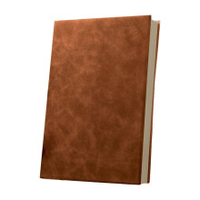 (brown) 384 Pages Business Notebook A 4 Notebook Leather Notebook Stationery Notepads Journal Notebook School Office Supplies Grey
