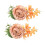 2Pcs Curtain Tieback Flower Window Curtain Bind-oran  red 1