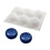 Flexible Kuchenformen mit 6 Mulden, Backblech aus 1