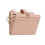 Women’s Wallet PU Leather Rfids Blocking Wallet Bifold-Pink 1