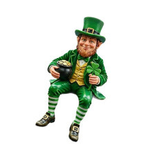 Patricks Day Resin Leprechaun Collectible Ornament Gift For-1