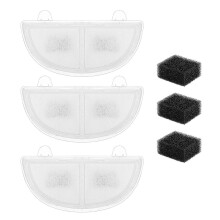 (3 plus 3) Replacement Filters for Cats/Dog Water Dispenser Promote Better Drinking Pack of 3 Filter Makes Water Healthier