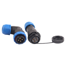 Industrial Power Angle Connectors SP20W Waterproof Quick-4