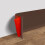 Modern Decorative Adhesive Wall Skirting Board PVC-White 8cm 5