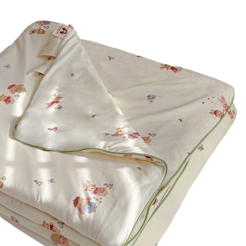 Summer Soybean Knitted Cotton Thin Quilt Lightweight for-G