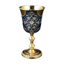 Studded Metal Goblet Cups Sparkling Design For Wine-Jinlan