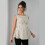 Fashionable Dot Pattern Maternity Vest Elastic Waist-Beige L 7
