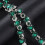 Versatile Silver Tone Body Chain Suitable For Weddings-green 6