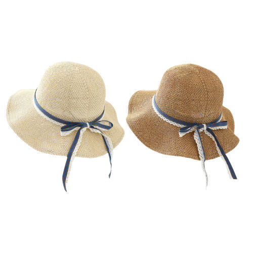 Trendy Round Crown Hat With Neck Coverage-Apricot rice 1